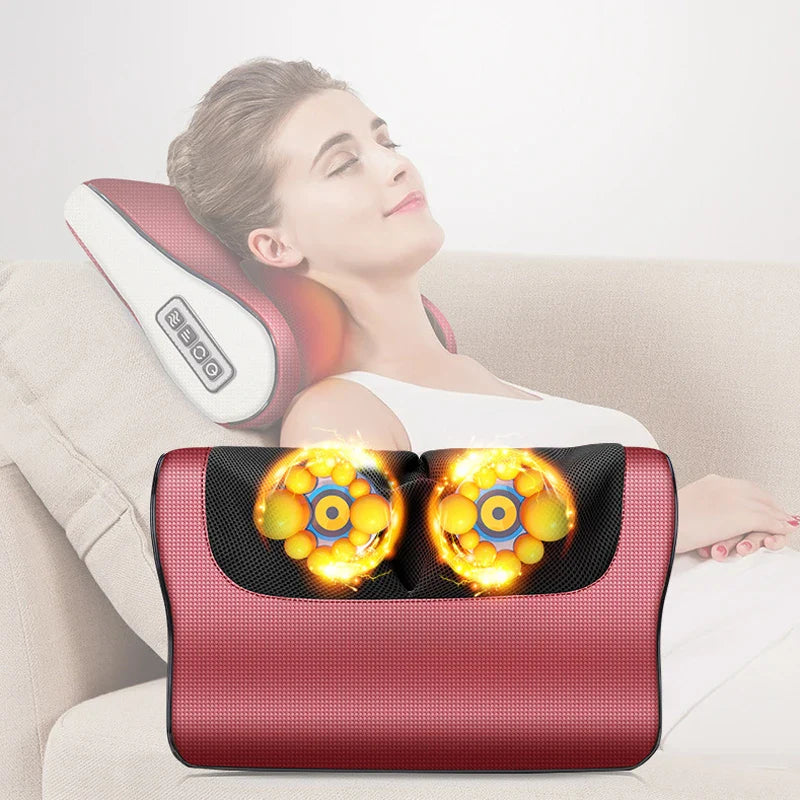 Nissa™ Red Pillow Massager – جهاز تدليك الوسادة الحمراء