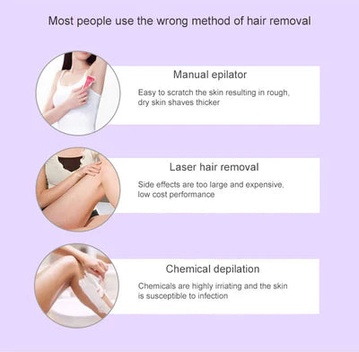 Nissa™Purple Epilator – آلة إزالة الشعر البنفسجية