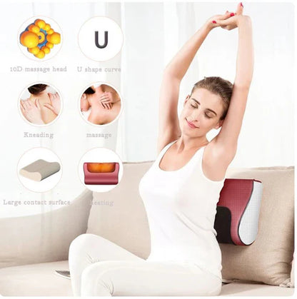 Nissa™ Red Pillow Massager – جهاز تدليك الوسادة الحمراء