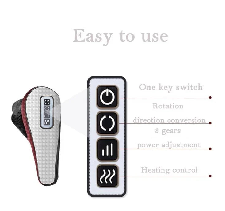 Nissa™ Red Pillow Massager – جهاز تدليك الوسادة الحمراء