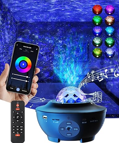 Nissa™ Galaxy Ocean Light Projector – بروجكتر ضوء المجرة والمحيط